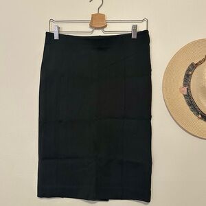 Ann Taylor Elegant Black Pencil Skirt